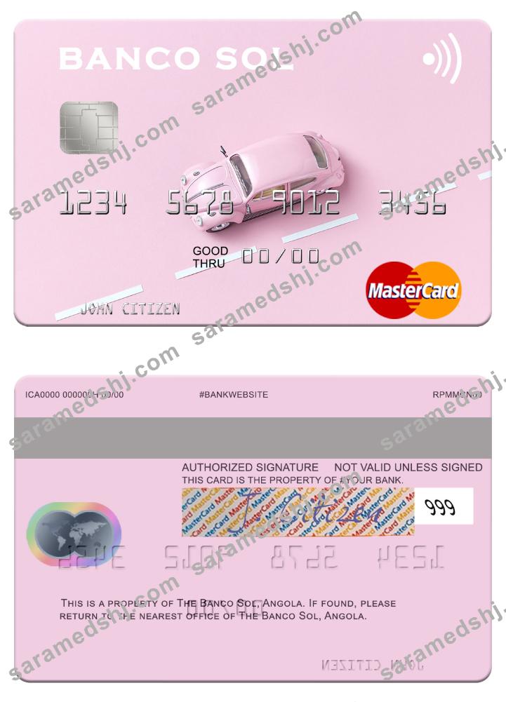 Angola Banco Sol mastercard